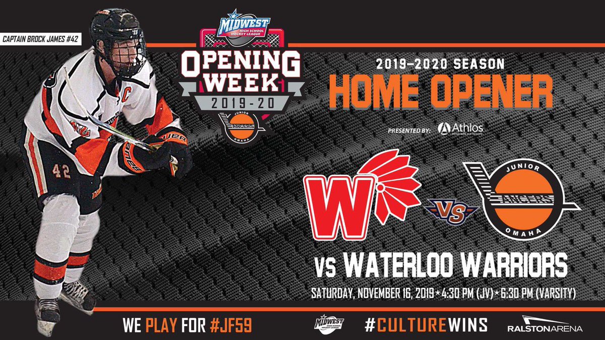 If you’re not busy tomorrow night, go out and support our very own <a href="/Jake77OG/">Jake</a> in his home opener!!🏒🧡🖤