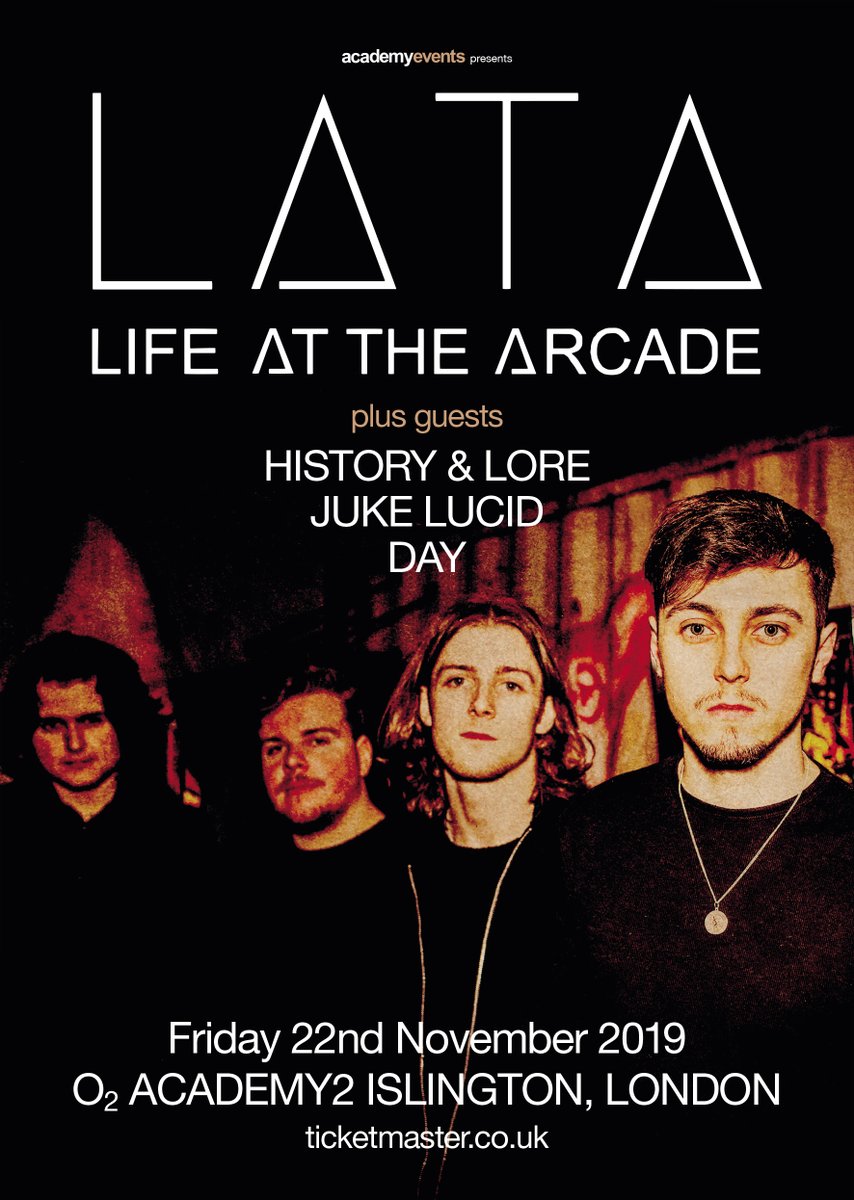 Upbeat Indie Rockers @LifeAtTheArcade bring their soaring choruses and intelligent lyrics to a headline show at @O2Islington on 22 November.