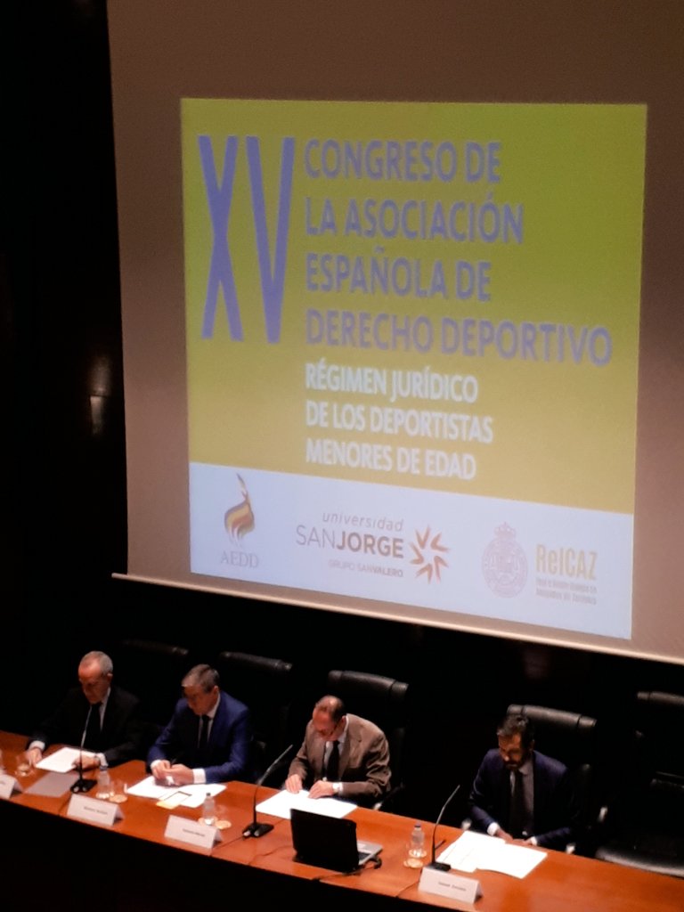 En el XV Congreso de la Asociacion Española de Derecho Deportivo