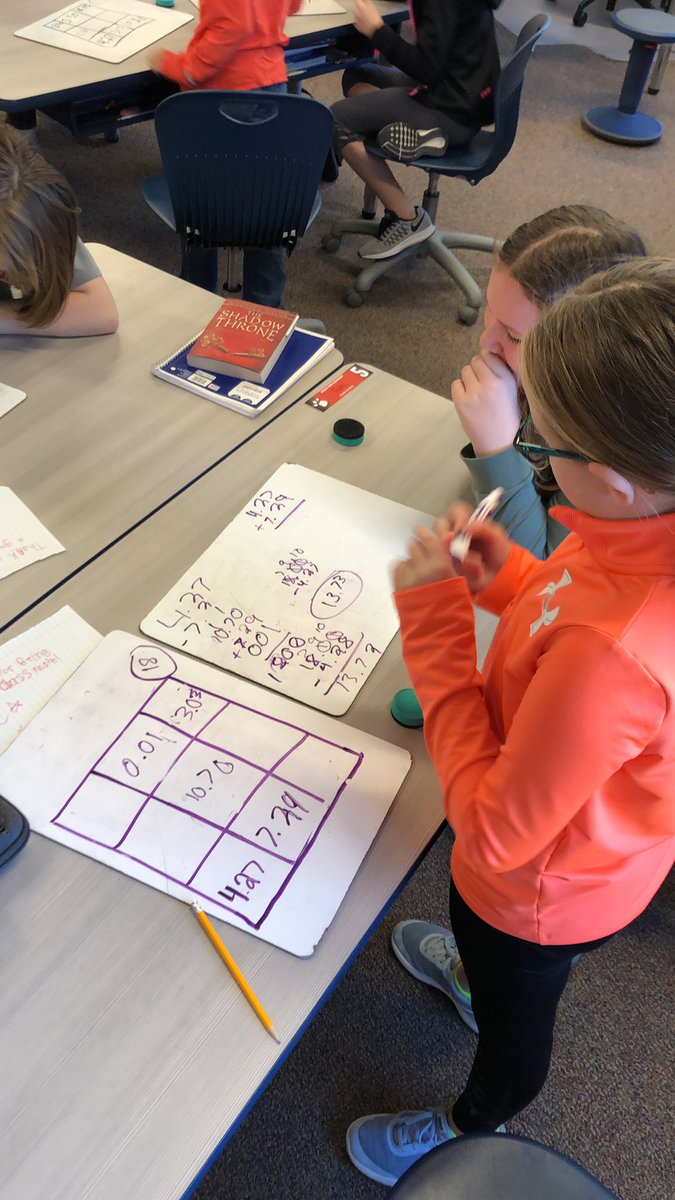 Can you solve a magic square with decimals? <a href="/StolleyParkGI/">Stolley Park</a> #SP19 #seeingisbelieving