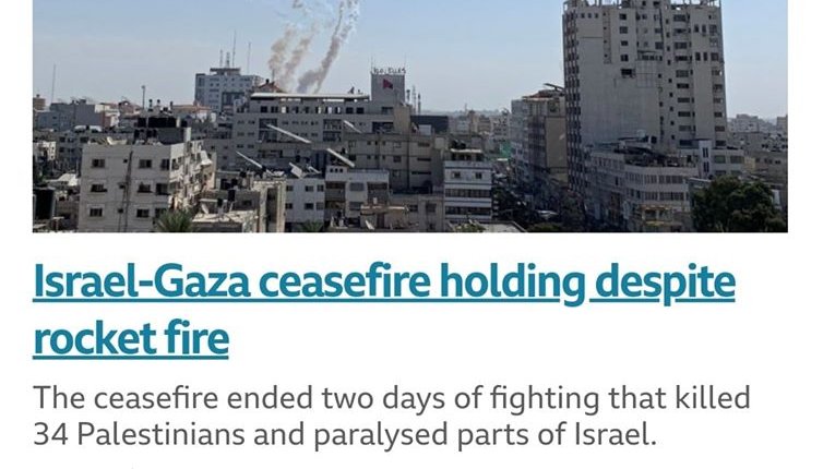 DanielBordmanOG's tweet photo. Can the BBC even read? Ceasefire is "holding" despite rocket fire?! Translation: There is no problem with terrorist trying to kill Jews, the real problem is Jews defending themselves.
So to recap, if you disagree with killing innocent Jews you are a Nazi #BBCLogic https://t.co/c5SZe8ekXI