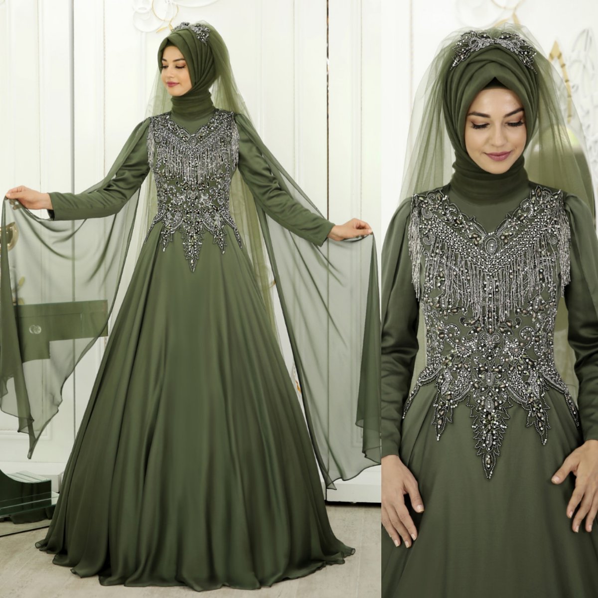 💞Nakış Abiye-Haki💞
✨Kargo Ücretsiz !
✨Kapıda Ödeme +5₺
✨: 38-44 bedenlerimiz stokta!! ✨Sipariş için Whatsapp : +90 555 998 8933
✨ezerafet.com✨
✨ Ürün Kodu : 1433

#ezerafet #abiye #feizacollection #yeşil #tesetturabiye  #elbise #hijab #hijabfashion