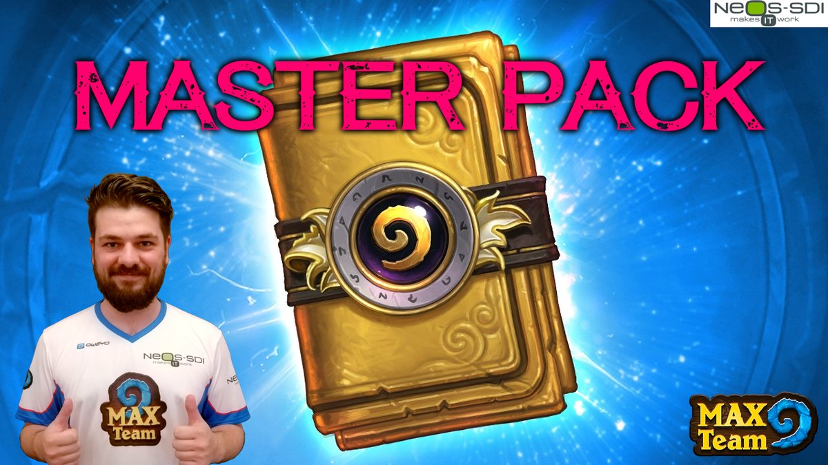 MAXTeamEsport's tweet photo. 🎥 #StreamON
On démarre le stream plus tôt aujourd'hui avec @Kourt_HS qui lance #MasterPack sur la #MAXTV, et c'est NOW !
#Twitch #Stream #HearthStone
https://t.co/shsMHdtKnT https://t.co/EqDf0qALXr