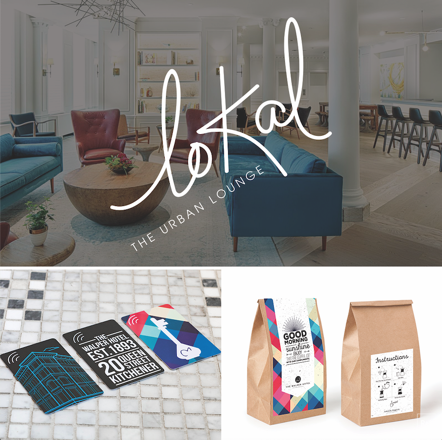 We work closely with the <a href="/WalperHotel/">The Walper Hotel</a> helping them with their unique #graphicdesign needs. A few of our designs include the Lokal logo and room keys &amp; coffee bags. Learn more about what we do reesstager.com | #HospitalityMarketing #DTKLove