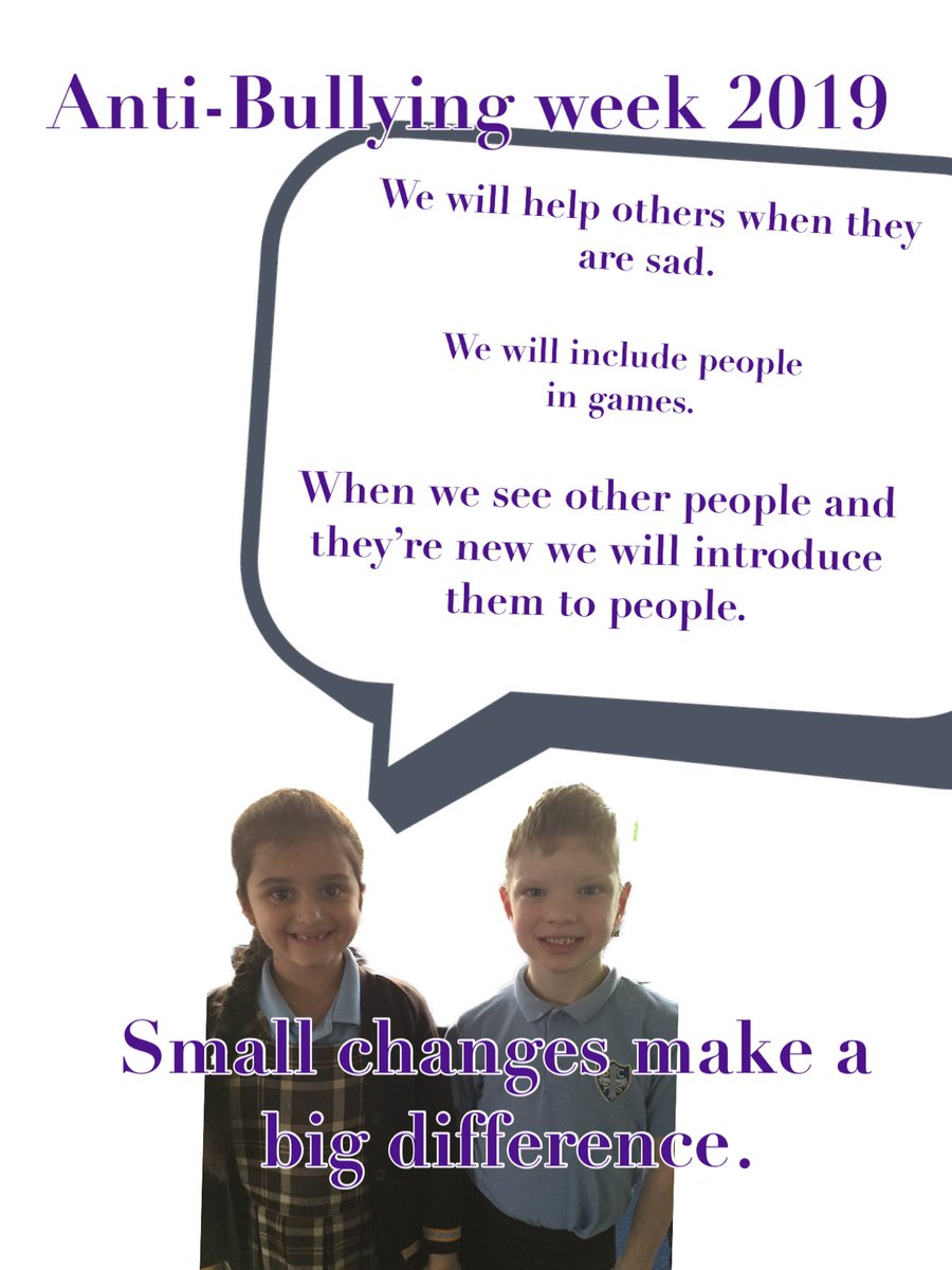 BuryPrep's tweet photo. Year 2 have independently created some excellent advice posters, sharing how they can be even kinder than they already are! #changestartswithus #AntiBullyingWeek https://t.co/Ge936g8LsQ