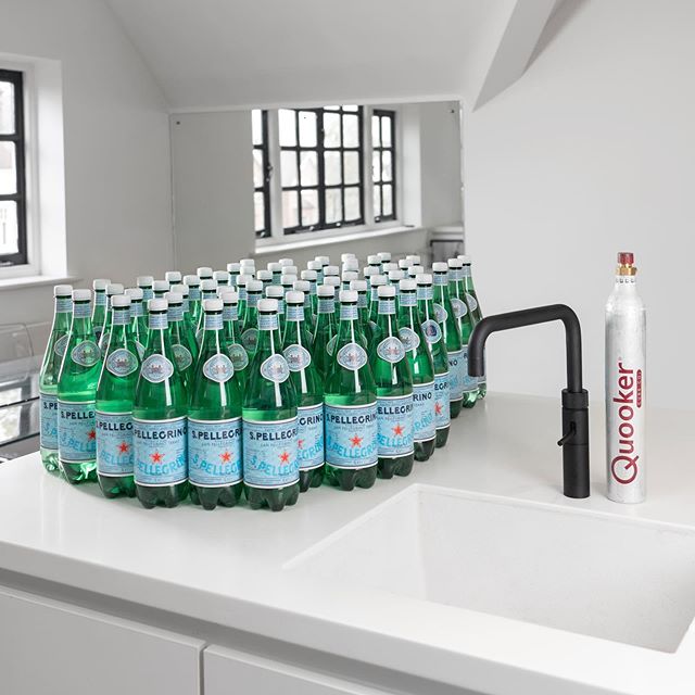 It's staggering to think how much single use plastic we could save if we all had sparkling water on tap... quooker.co.uk