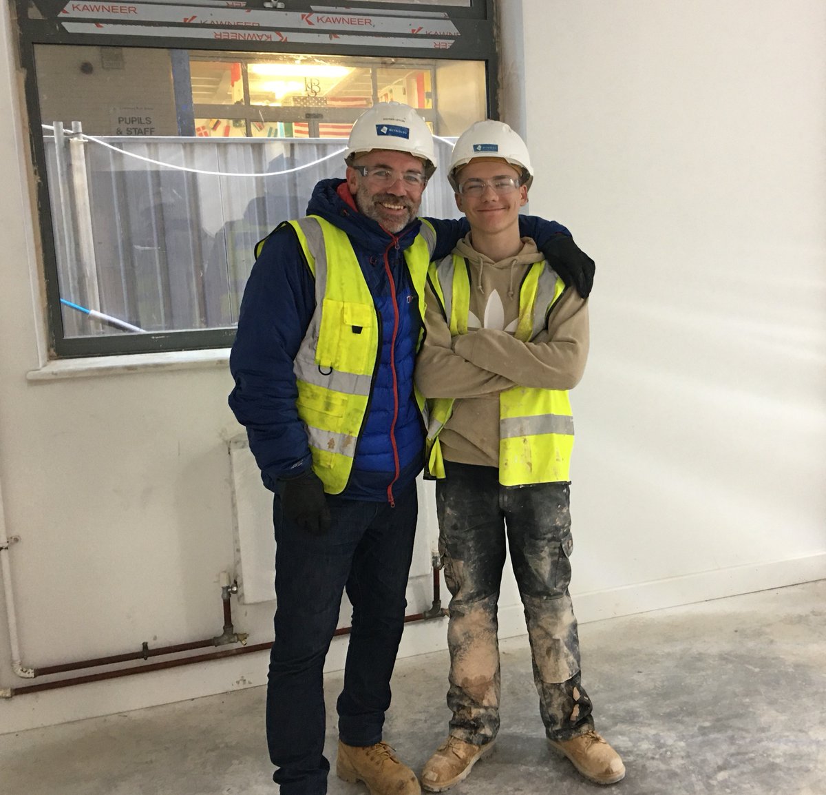Great to catch up with one of our apprentices Josh Hickman on site in Birmingham today and see he still has the same enthusiasm and willingness to learn than the day he started with us @thinkSandwell Well done Josh.