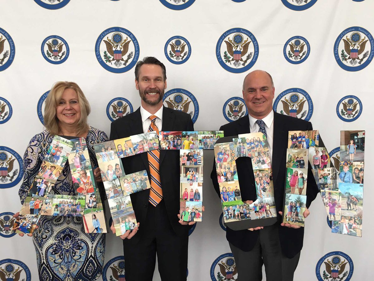 Proudly holding Afton Elementary in the palms of our hands as we celebrate our #NationalBlueRibbbonSchool recognition! #FalconPride