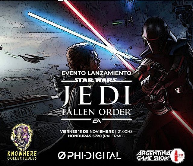 LLEGÓ EL DÍA!
Hoy te plantas contra el IMPERIO. Hoy vas a vengar a los caídos durante la Orden 66 y asegurarte que la llama de la Jedi Order siga bien brillante en tiempos de oscuridad! HOY ES EL EVENTO LANZAMIENTO DEL @jedi_fallen_order EN KNOWHERE!
El … ift.tt/2KqHHlx