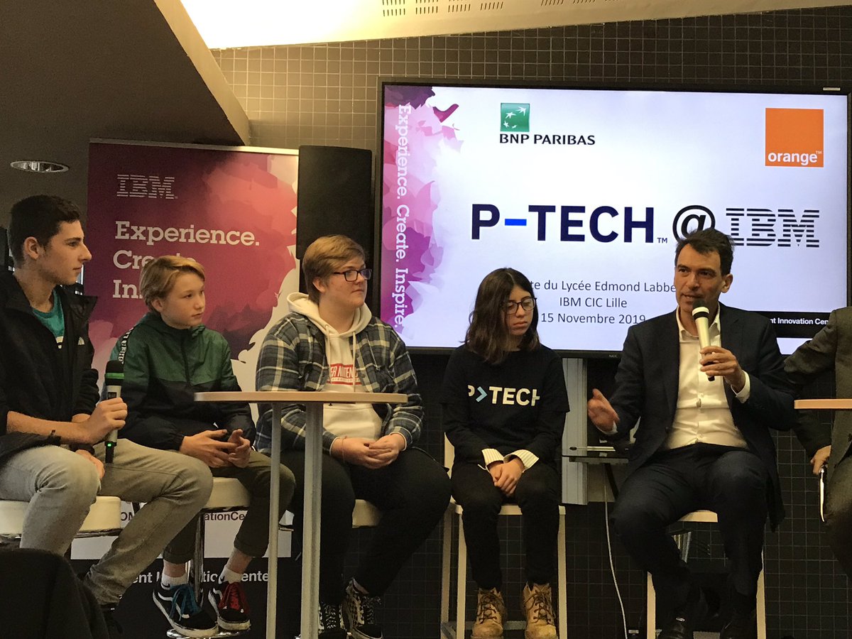 ibiadatti's tweet image. first @IBM_France site visit for the 30 @PTECHNETWORK students of Douai welcomed by @nsekkaki @VolontariatBNPP @Orange_France @xavierbertrand followed by immersive initiations to #CyberSecurity #agility #coding #WeArePtech #goodtechibm all futur developers ? 👍