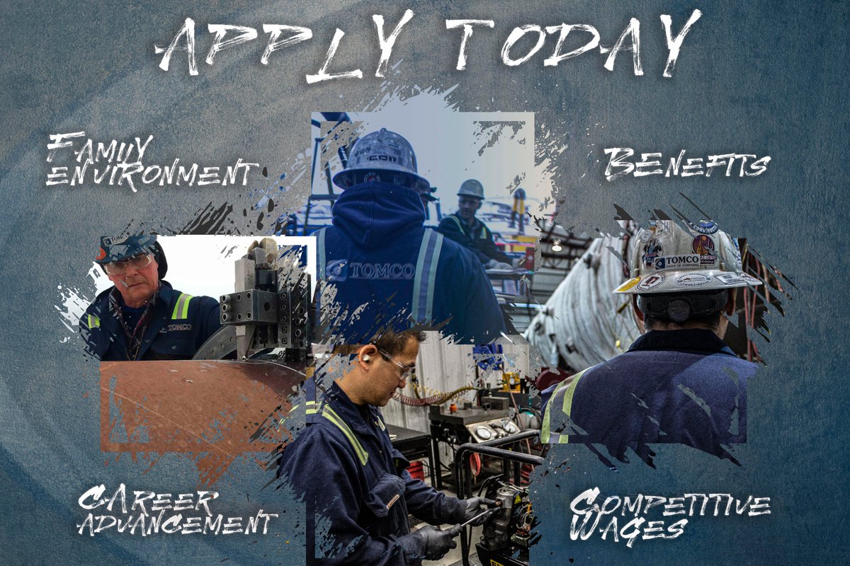 Join #TEAMTOMCO | We are looking for individuals who are driven, have a valid driver's license and valid safety tickets.

Full details here: bit.ly/tgocjobs-3

#NowHiring #ABJobs #BCJobs #SaskJobs 
#YEG #YYC #LeadingtheIndustry