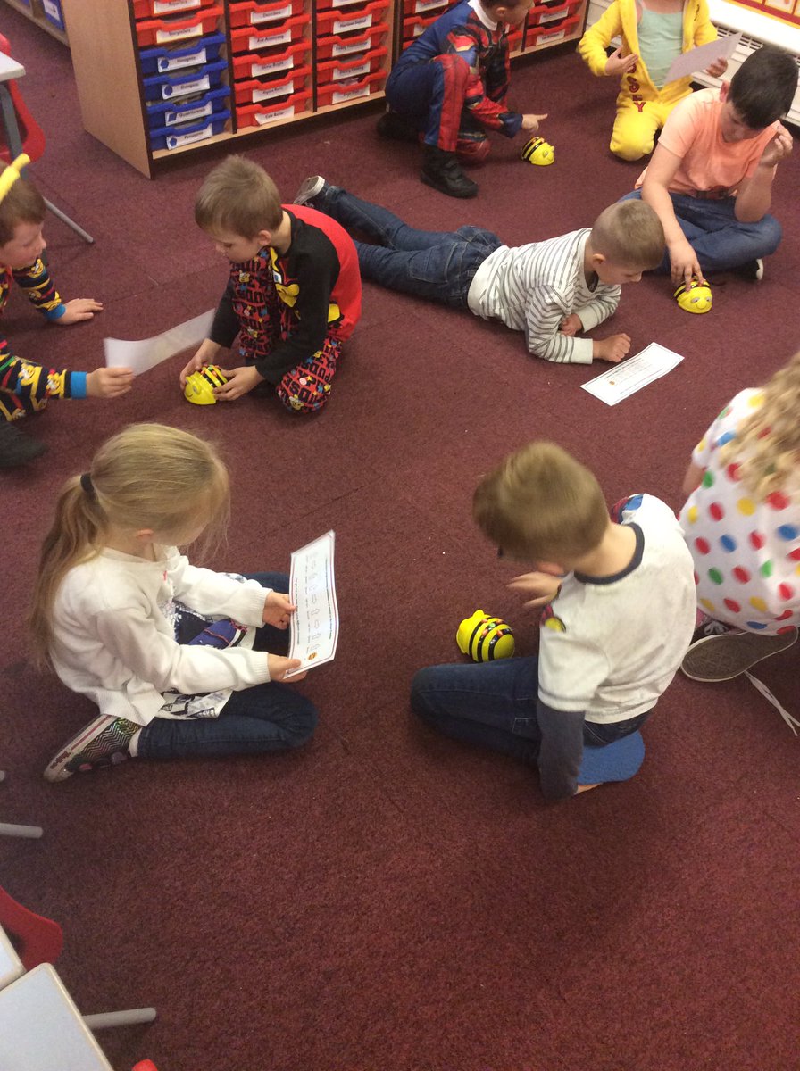 DeltaRowenaAc's tweet image. Today was the first session of our Coding Champions after-school club. The children were fantastic at programming their BeeBots to move around the mats to a specified square. We had lots of fun!
#codingchampions