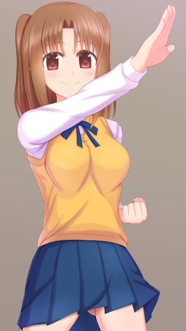 さっちん絵ー
#月姫 #メルブラ #弓塚さつき 