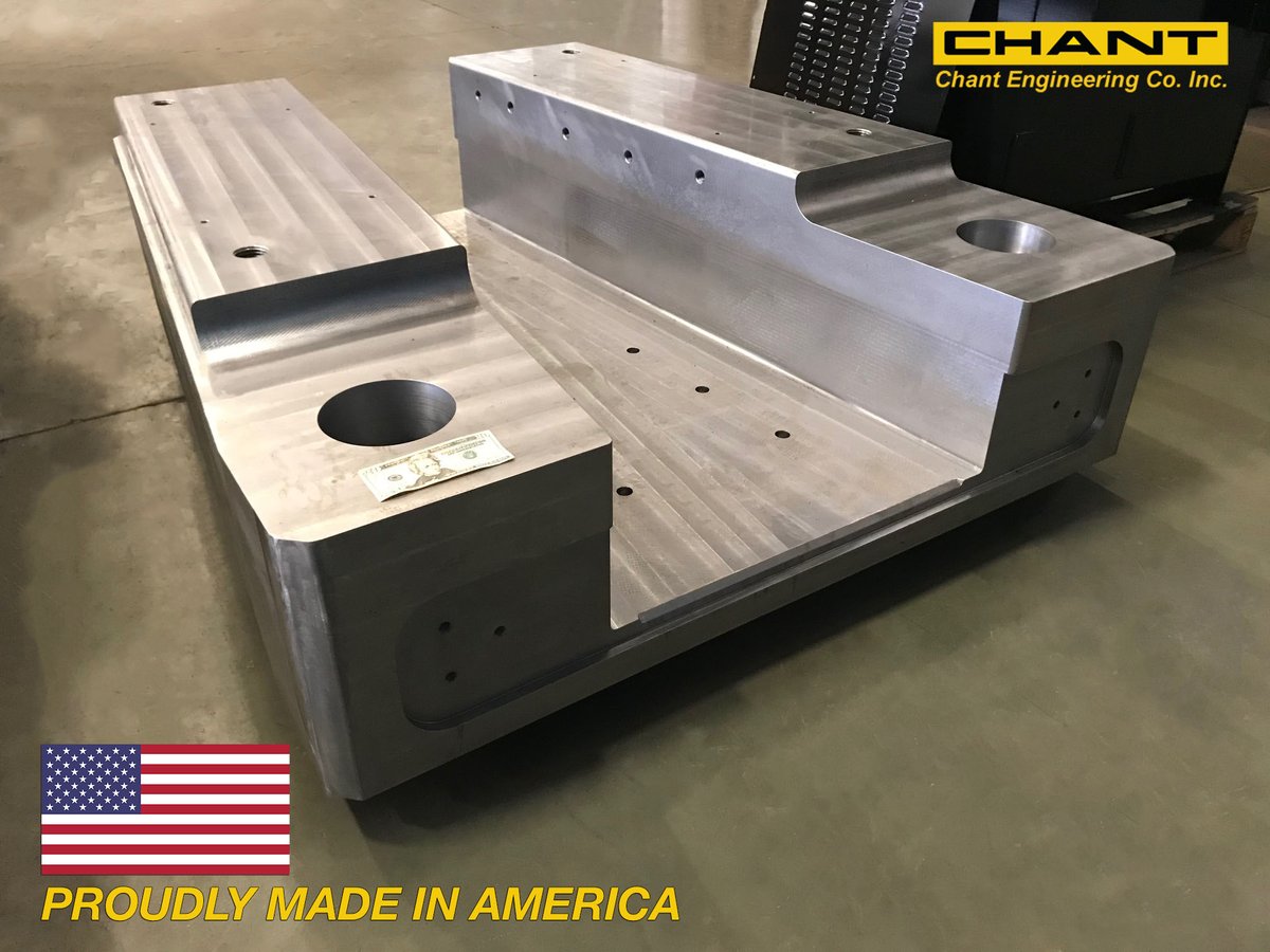 ChantEngineerCo's tweet image. Hot off the mill, one of two massive #Chant 600mt open top wire rope grip bodies. Designed to break wire rope at full capacity, these will be the highest capacity grips ever made.

Stay tuned in to see the finished products.

#wireropegrip #wirerope #rigging #machinery #breaktest