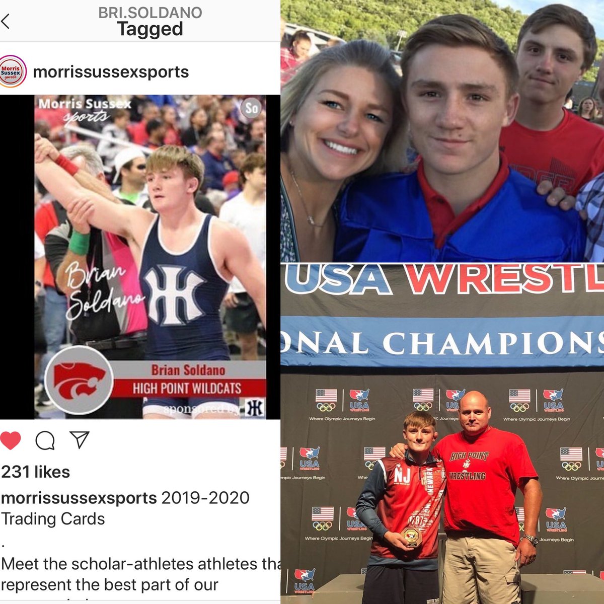 Blondegirlofny's tweet photo. #SO to my 16yr old nephew for getting his first scholar athlete Trading Card made! USA WRESTLING National Champions! #usawrestling #Olympics #olympicwrestling #ironhorsewrestling #morrissussexsports #briansoldanowrestling #WrestlingCommunity #FridayThoughts #proud #soldanofamily https://t.co/zprwQQkF1h