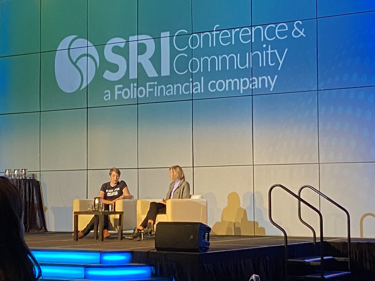 XMeganM's tweet photo. Very excited to see @SonyaDreizler of Solutions with Sonya in conversation with @kristinhull of @NiaInvest and @NiaCommunityOrg at #SRIC19 about investing in diverse companies with products that benefit women and girls #fromEvolutiontoREVOLUTION https://t.co/g6Cb89k2CB
