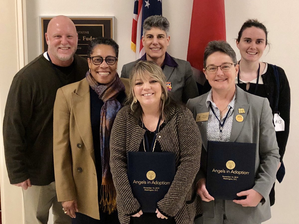 MDamaser's tweet photo. Thank you @CCAInstitute and @RepMarciaFudge for the #AdoptionAngels honor #Angels2019 Its impossiblento descrive what it means to us to be so honored. We’ve had an amazing 2 days in DC and met other truly inspiring Angels in Adoption. https://t.co/TjSdJYeHTv
