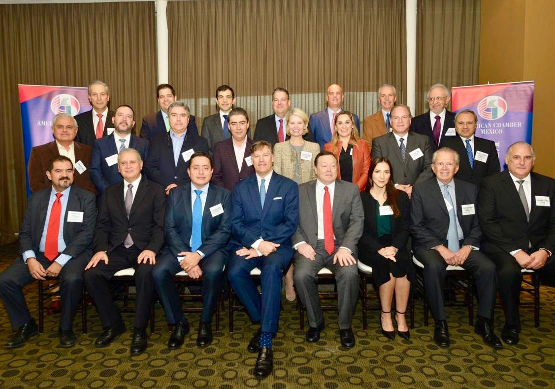 AmChamMexico's tweet photo. Muchas gracias @USAmbMex por acompañarnos hoy en un conversatorio con socios y amigos de #AmChamMty. https://t.co/aPGhVeoYoq
