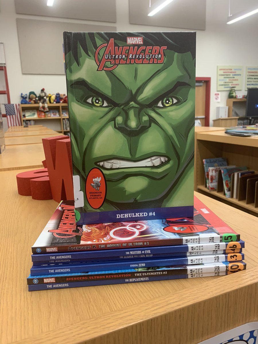 Some of my very favorite 2nd graders chose to help me process new books instead of indoor  recess! @mbpcaps <a href="/jbland100/">Jay Bland</a> <a href="/HaaseWhitney/">Whitney Haase</a> 📚