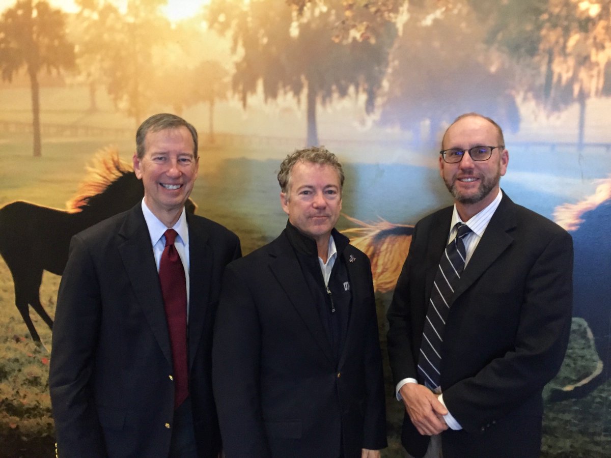 TheAACU's tweet photo. Urologists Bill Gee, MD and Terry Grimm, MD met with Senator Rand Paul (R-KY) in Lexington, KY today on behalf of AACU's political arm #UROPAC. The PAC has facilitated over 50 meetings between physicians and congressional candidates this year! https://t.co/4cN6rJdNVi