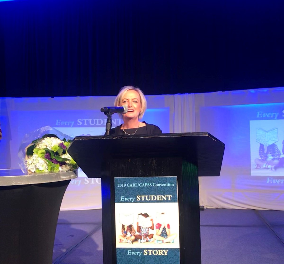 EducateCT's tweet photo. Congratulations to the @capssct 2020 Superintendent of the Year Kathleen C. Greider of @FPSFarmingtonCT!!! – announced today at the #CABECAPSS2019 Convention https://t.co/u9iHvrObU9