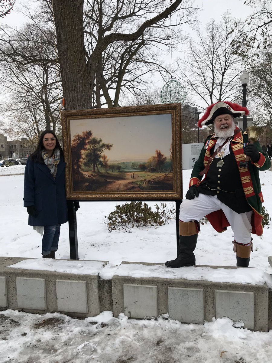 VisitBrantford's tweet photo. This morning we officially launched Brantford’s Grand Exhibit in partnership with @Glenhyrst. For details on where to find these exquisite pieces outdoors in #brantford please visit https://t.co/IstKyFVwgV  #discoverbrantford #grandexhibit https://t.co/rnR2zb6Meq