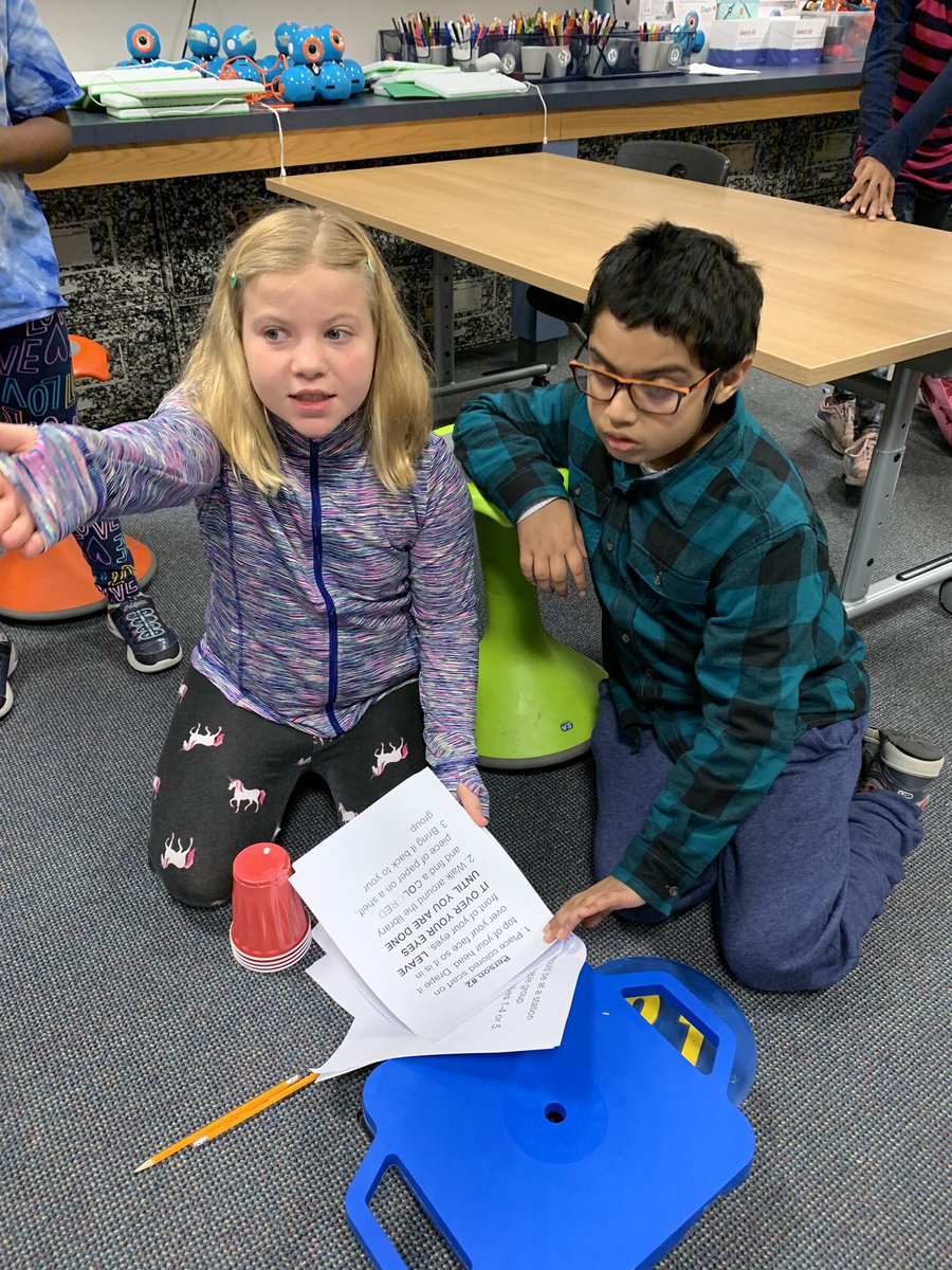 kimmollerdino's tweet photo. Students use problem solving to experience what it is like to be differently abled. @BalmerKelley #inspire96 https://t.co/WiuuaBqN6o