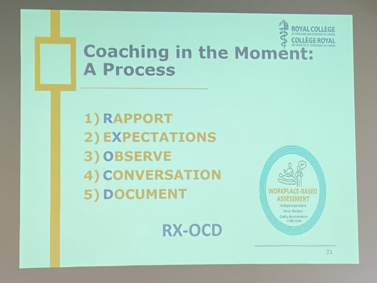 JeffCaoMDMBA's tweet photo. .@UCalgaryMed Department of #Oncology #Education #Retreat Coaching in the Moment Process RX-OCD #CompetenceByDesign #CBD #EntrustableProfessionalActivities #EPAs @Royal_College #MedOnc #RadOnc #MedEd https://t.co/FbDpAgCqMr