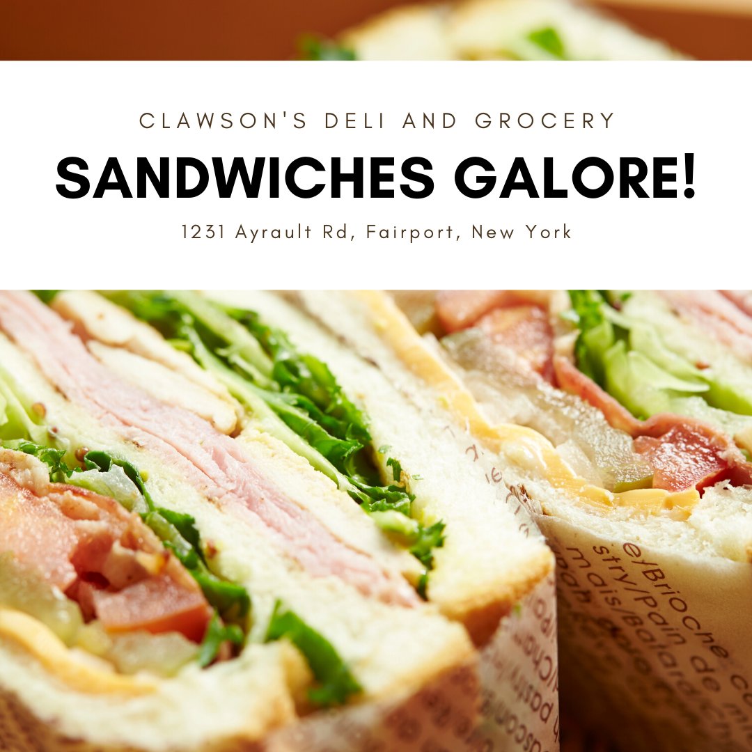 ClawsonsDeli's tweet photo. Come grab one of our delicious subs! Made to order just the way you like it! https://t.co/aSiVJHLWxQ https://t.co/7qs645pUyy
