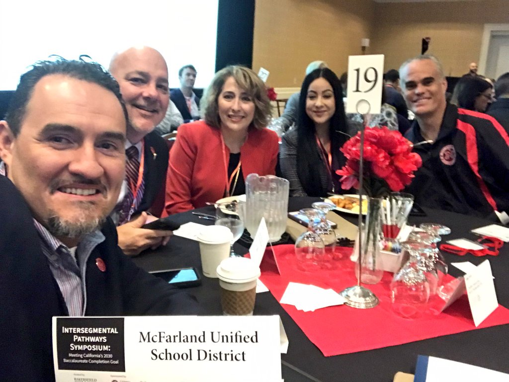 What an amazing event! McFarland is well represented today at the Intersegmental Pathways Symposium! #BCIPS #Mcfarlandusd #earlycollege #Bakersfieldcollege