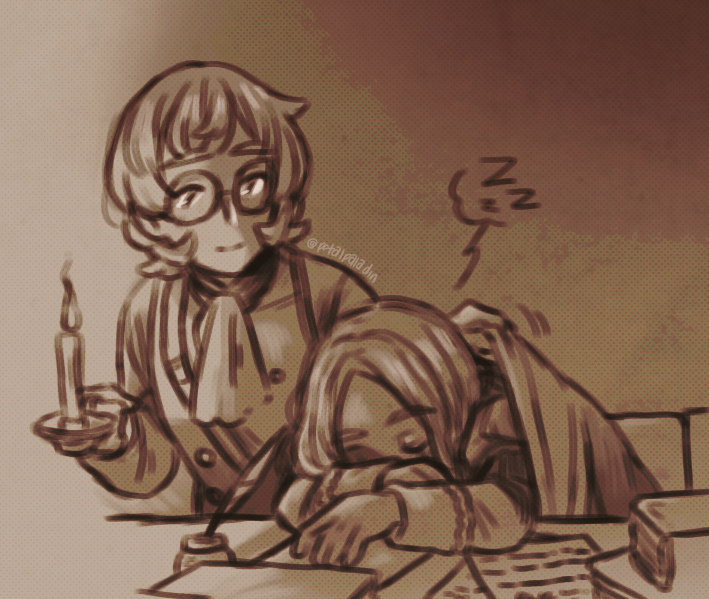 petalpaladin's tweet photo. [#FE3H] some sketches for @IgnatzWeek that i started yesterday, but didn't get to finish until now. they're mostly related to the winter theme, just minus the last one. #fireemblem #fireemblemthreehouses #ignatzweek https://t.co/AcKZQVofR7