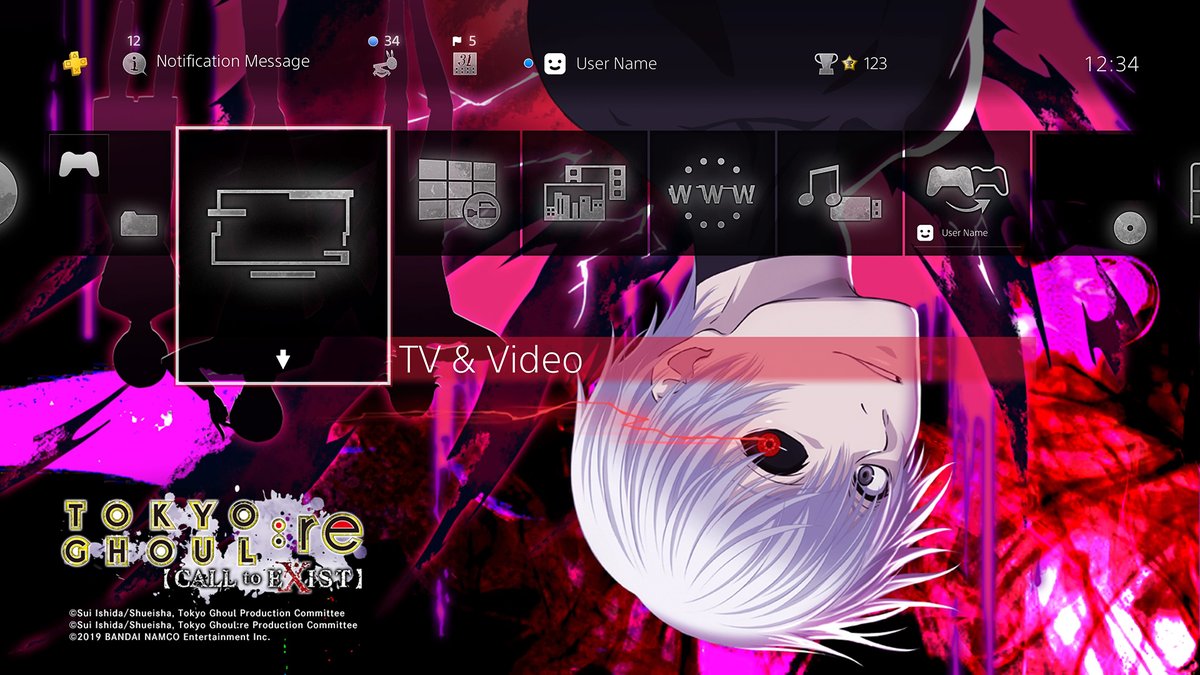 Theme 2. TOKYO GHOUL:re CALL to EXIST themes free on US PSN Theme 1. bit.ly...