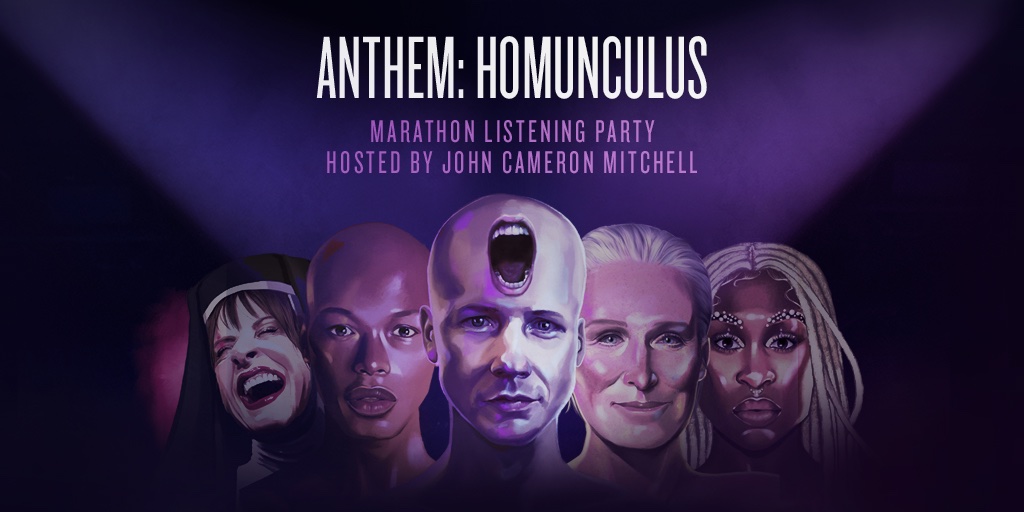 Hedheads in NYC! John Cameron Mitchell is hosting an ANTHEM: Homunculus marathon listening party on Nov 24, and you're invited. Limited seats available or the public via TodayTix lottery.go.todaytix.com/anthemlottery. <a href="/hearluminary/">Luminary</a> <a href="/AnthemPod/">Anthem Podcast</a> <a href="/TodayTix/">TodayTix</a>