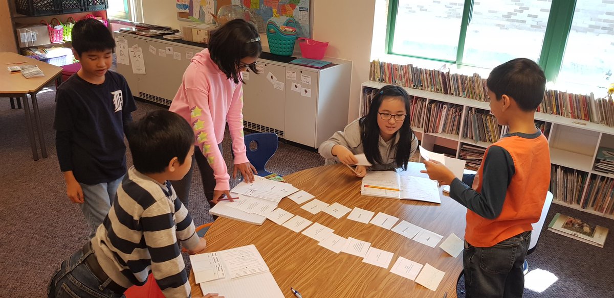 Grade 4 team work makes the vocabulary learning dream work! #NoviELLPride