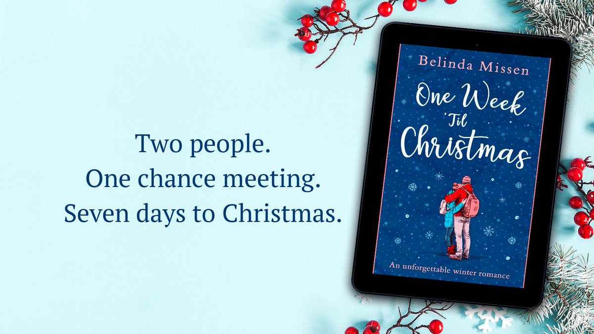 HQDigitalUK's tweet photo. We can't WAIT to see what you thought of One Week ’Til Christmas, the brilliant new book by @belinda_missen on @Amazon https://t.co/lWls45MK1V #OneWeekTilChristmas https://t.co/sPdd3T43ro