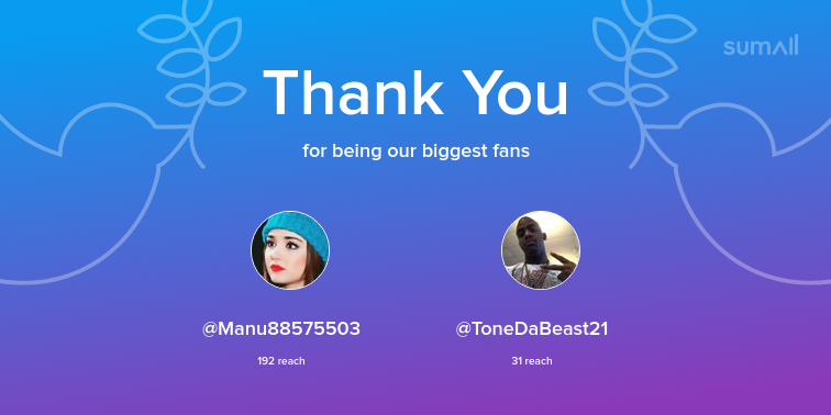 xSavannahSilver's tweet photo. Our biggest fans this week: Manu88575503, ToneDaBeast21. Thank you! via https://t.co/aJyOCioa5m https://t.co/Jneh9BEfwC