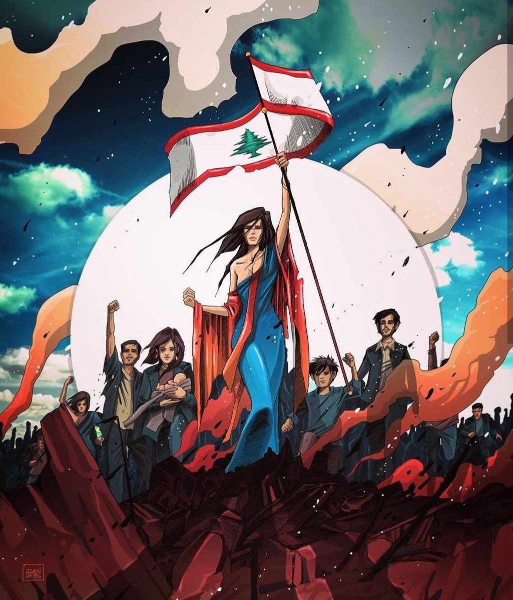 A picture says a thousand words ! Our #women will liberate our land - I truly believe in this !

This is our #lebanon !

Stay focused #lebanon and don’t let them derail the revolution !  

#lebanonprotest #lebanonrevolution #لبنان_يتنفض 
 #أنا_مموّل_الثورة