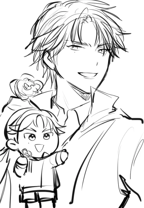 部長たちのぬい.....こんなのが見たくて.. 描く中 