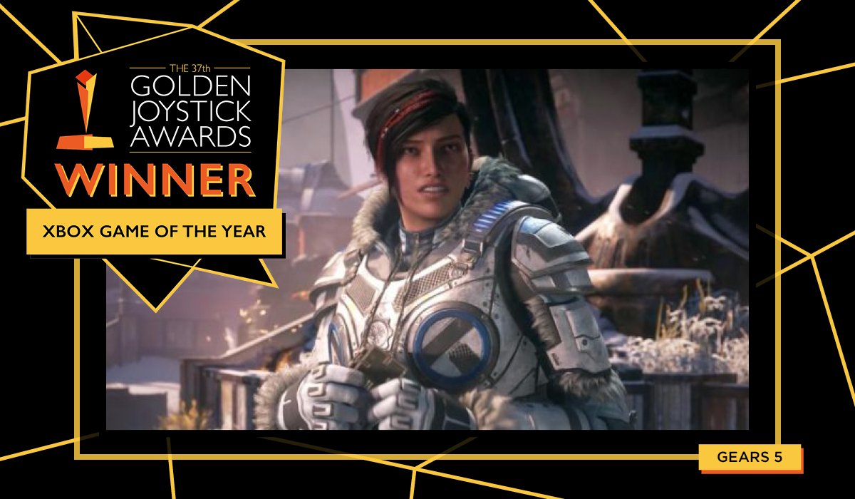 Golden Joysticks on X: 13 years after the first installment was released, # Gears5 proves the @GearsofWar series is still going strong by taking home  the Golden Joystick Awards Xbox Game of the