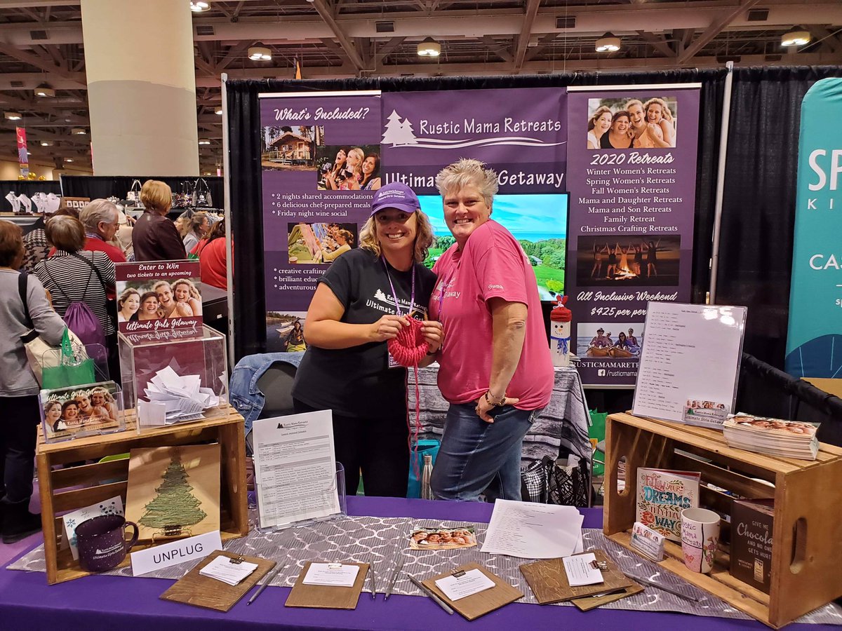 RusticMamas's tweet image. Ready to meet all you amazing ladies at the @ntlwomenshow here in #Toronto Visit us in the 700 aisle! Booth 739. Plus Enter to win a #free retreat for 2! #RusticMamaRetreats