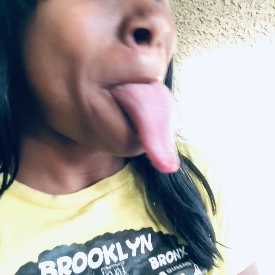 Ebony with a Long Tongue.