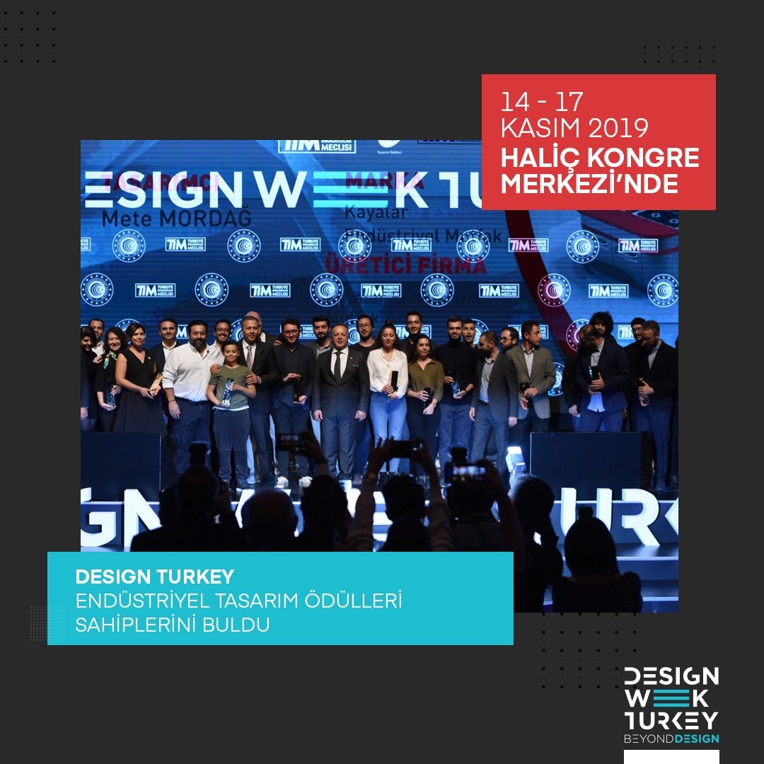 DesignWeekTR's tweet photo. Bu yıl dördüncüsünü düzenlediğimiz Design Week Turkey’in Endüstriyel tasarım ödülleri, Ticaret Bakanımız Sn.Ruhsar Pekcan, İstanbul Valimiz Sn.Ali Yerlikaya ve TİM Başkanımız Sn.İsmail Gülle tarafından takdim edildi.
#DWT19
@pekcan
@yerlikayaali34
@ismail_gulle
#DesignWeekTurkey https://t.co/RLZKx1Yo4A