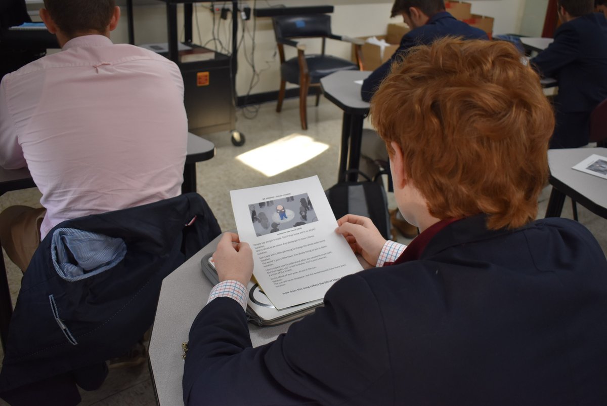 IonaPrep's tweet photo. Mr. &amp; Mrs. Donofree attended Little Steven's #TeachRock workshop and concert in NYC last week.  Uncle D brought it home to the Prep with a lesson featuring the music of John Lennon and poems of Edgar Allen Poe. #InvestInspireIgnite #littlesteventour https://t.co/t9D8WBpRYk