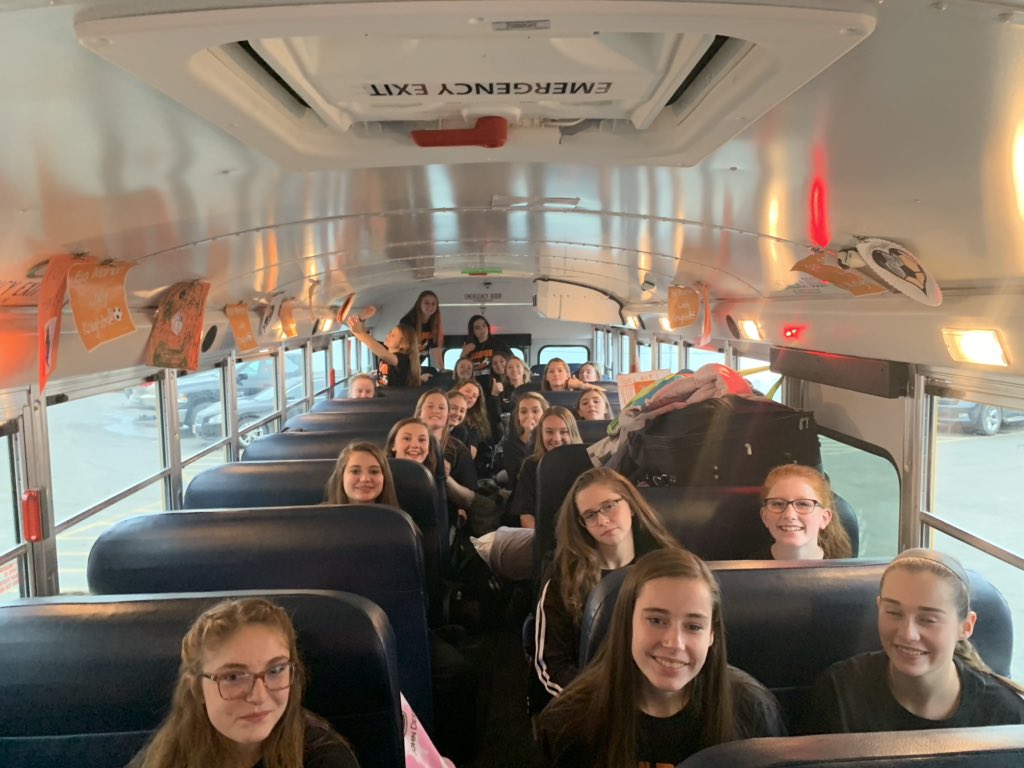 NikkiMillerMCS's tweet photo. MES students send our Lady Knights off in style. Good Luck Girls, We are proud of you! ⚽️🧡🖤. #MarionBelieves #MCSDPride https://t.co/vRmg1iqhpq