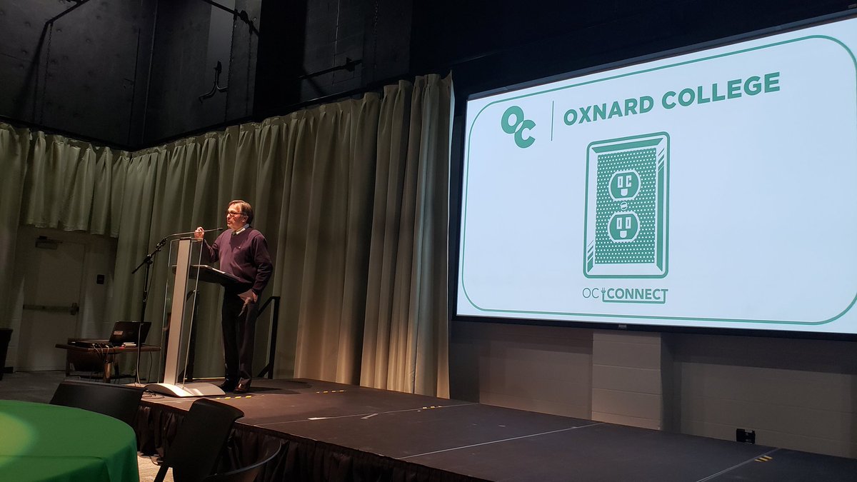 SomisKingsman's tweet photo. Interim @OxnardCollege President Luis Sánchez welcomes counselors to the #OCConnect event. https://t.co/MxOF4qWYX6