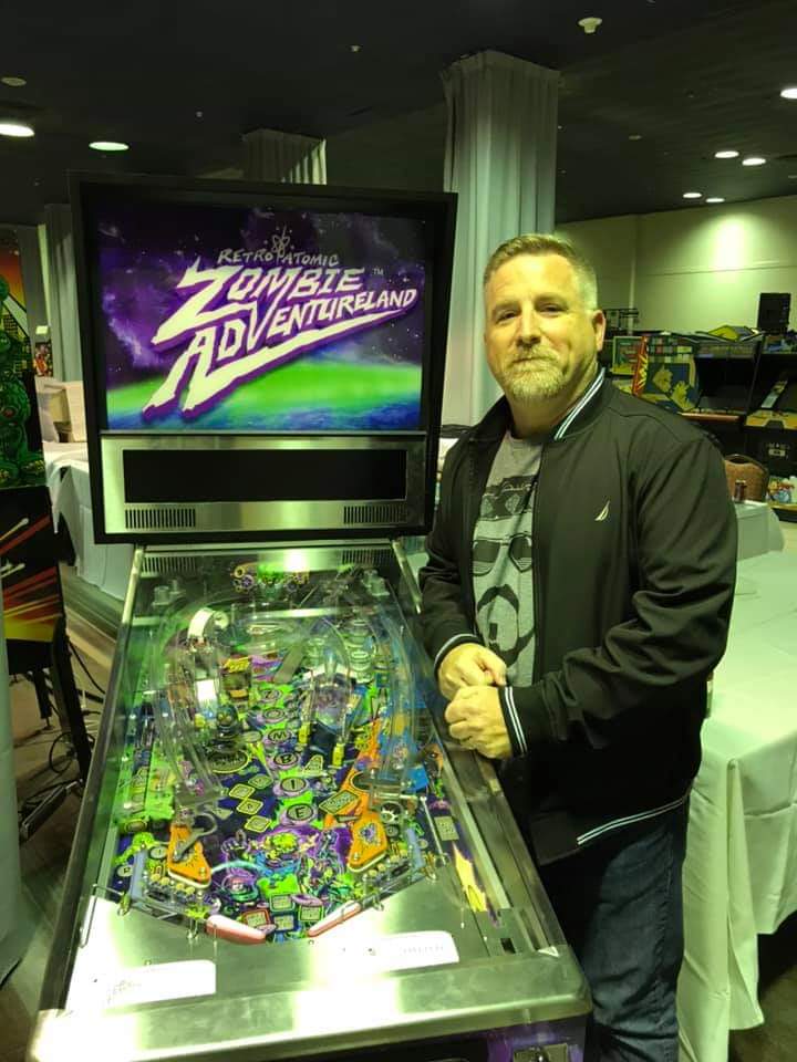 BrooklynPinball's tweet photo. I'll live on forever, after all, now I'm a Zombie in Deeproot's new Zombie Adventureland pinball machine!. I love that depending upon where you set the outlane post, I can be nice or brutal! Rolls I like to play at times. https://t.co/0OZH0xCzve
