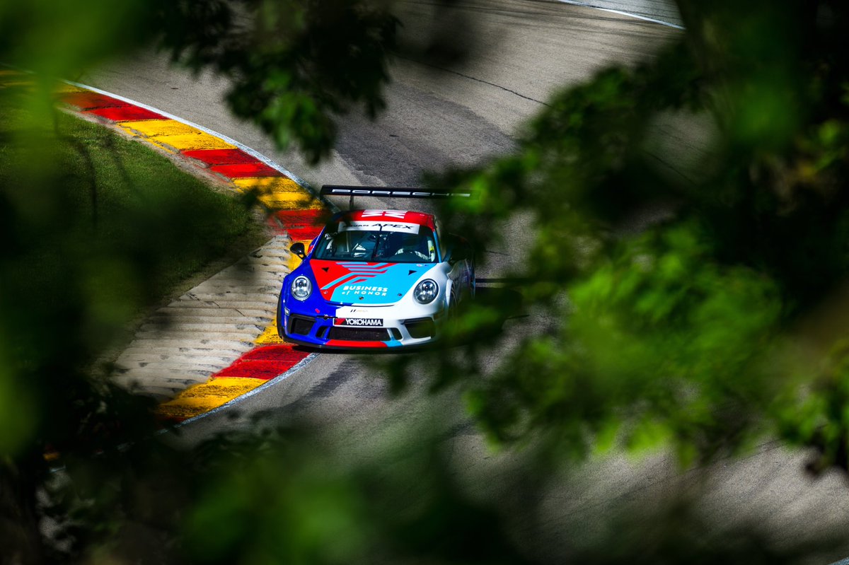 Thinking back to much warmer days. ☀️ Who knows what track those curbs are from? 🔸♦️🔸 #GT3USA | @maxrootracing