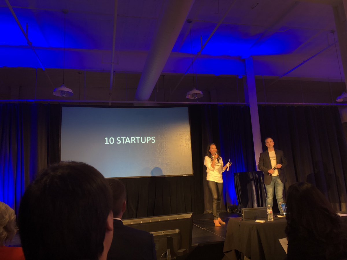 KarlisKezbers's tweet photo. Can’t thank @StitchCrew7 enough for such an inspiring evening. @mayortaylor was phenomenal setting the tone. #thunderlaunchpad #DemoDay in Tulsa saw 10 companies give five minute pitches to local and national investors. Proud of everyone!!! @okcthunder https://t.co/rstShFykcq