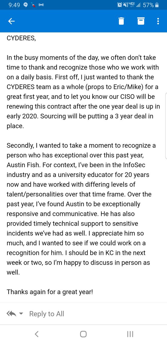 RT performify: unsolicited love from clients is the fuel that powers our startup insanity. tell someone you love them today. #FridayMotivation cyderes FishtechGroup kudos Austin_Fish_