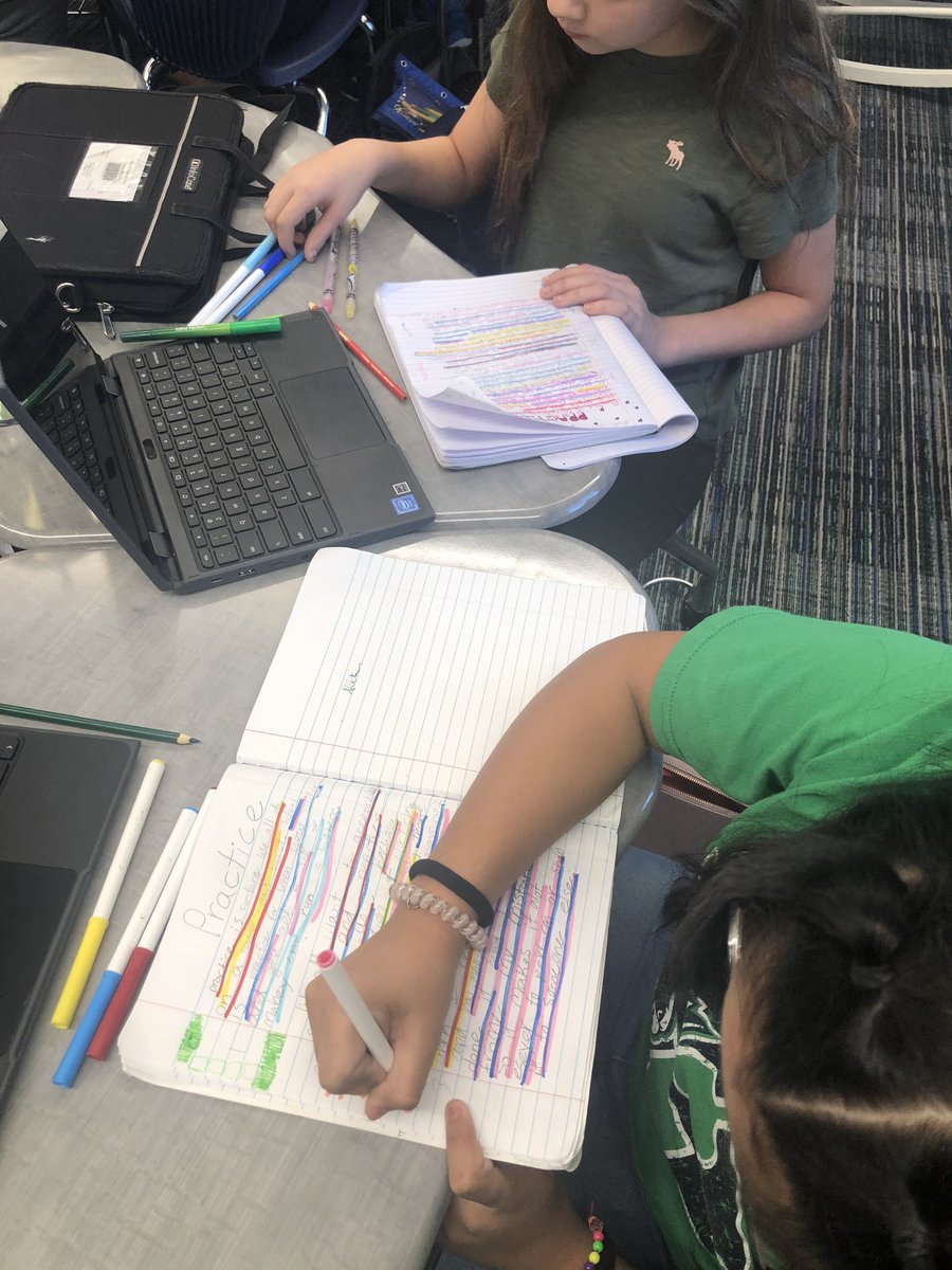 mrserinholt's tweet photo. Students demonstrate their understanding by peer checking their partner’s body paragraphs #HawksgivingPL #hofiusholt @HofiusKISD https://t.co/sFVOTUOvVd